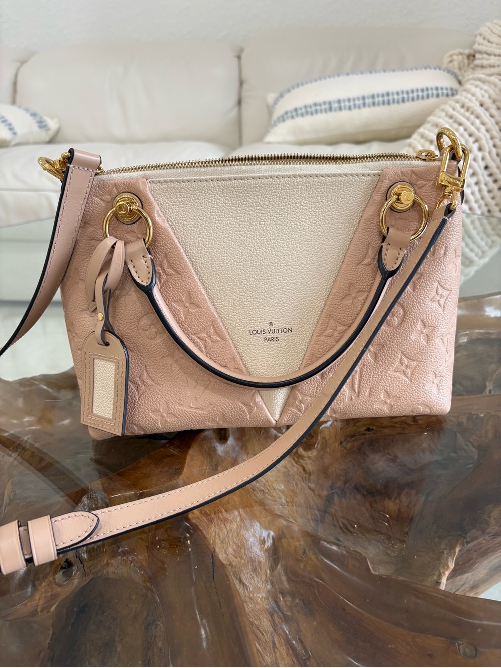 Authentic Louis Vuitton V Tote BB
